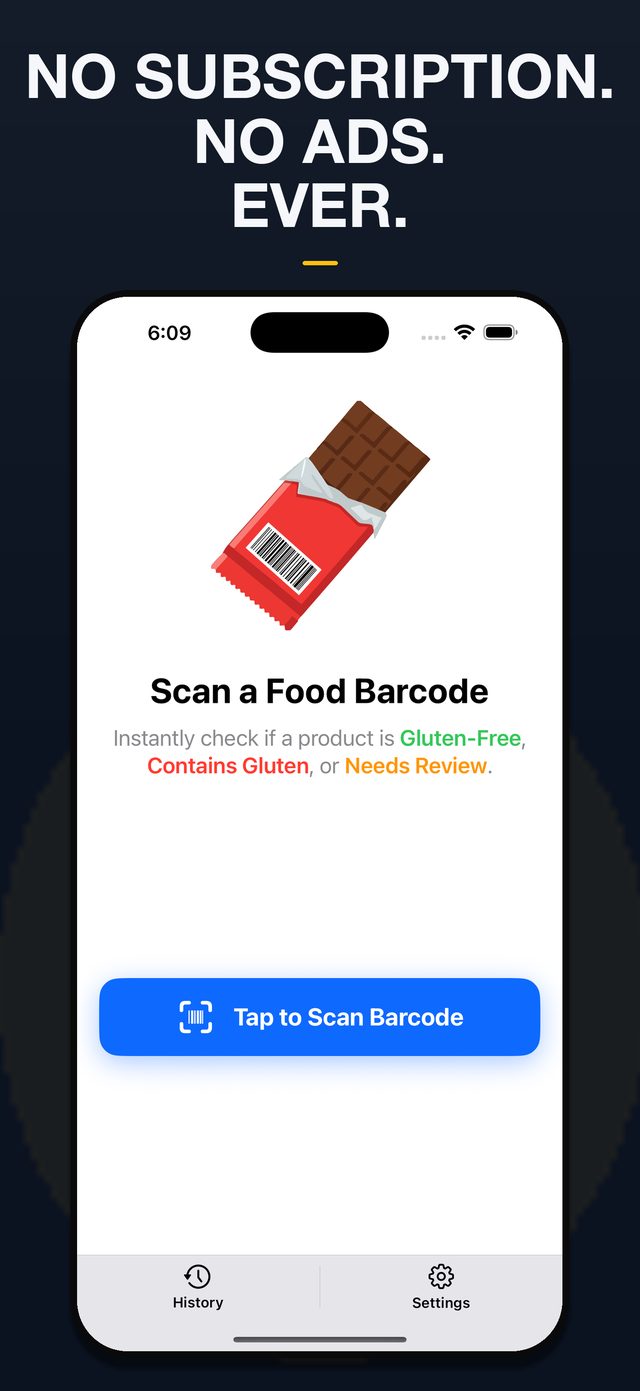 No subscription, no ads, ever